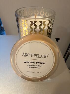 Archipelago Winter Frost 8.62 ounce Jar Candle *NEW* $32.50+tax retail